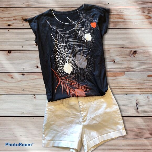 SHEIN Tops - ⚡️ (NWOT) Feather Top Blouse ~ Size S ⚡️